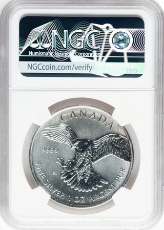 2014 Canada $5 1oz Silver NGC MS68 | Planet Banknote