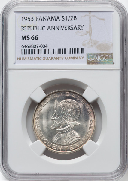 1944 Mexico Silver Peso NGC MS66 Liberty Cap Radiant Design Gem
