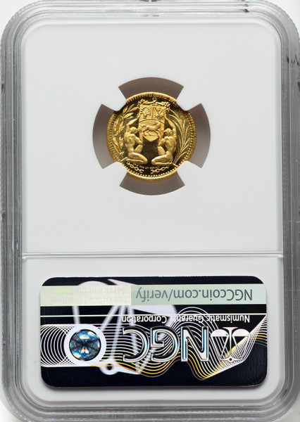 Venezuela Gold Simón Bolívar 3g Coin MS68 DPL + 5× 500 Million UNC Banknotes