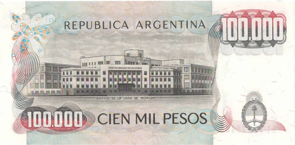 1979–1981 Argentina 500,000 Pesos Banknote P-308b San Martín UNC Crisp Hyperinflation Era 1979–1981 Argentina 500,000 Pesos Banknote P-308b San Martín UNC Crisp Hyperinflation Era