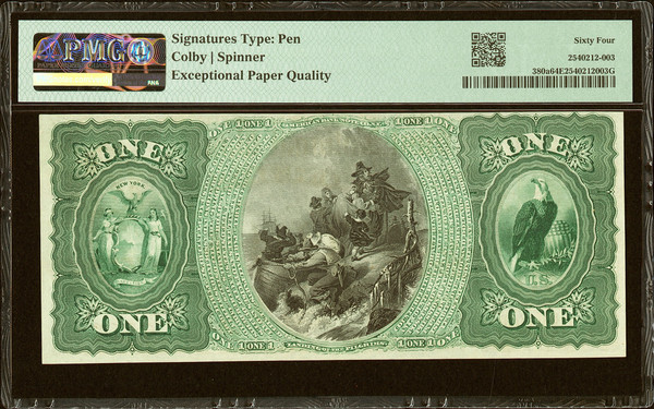 $1 Original Series Oneida NY First National Bank PMG Choice Unc 64 EPQ Ch 519