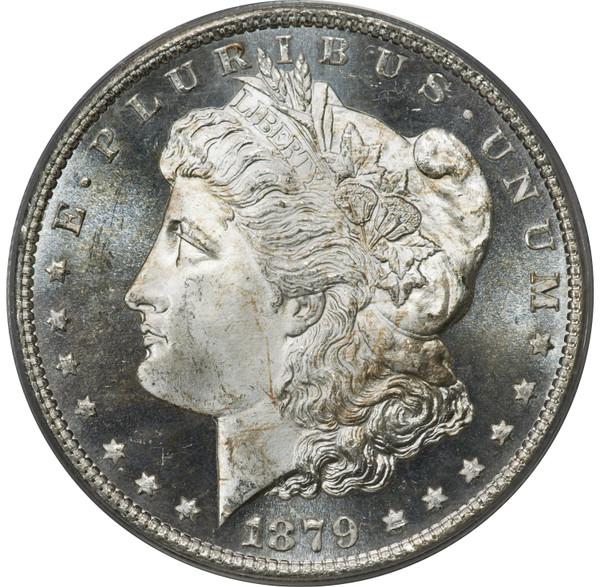 1879-S Morgan Silver Dollar PCGS MS66DMPL Old Green Holder Outstanding Contrast Premium Gem