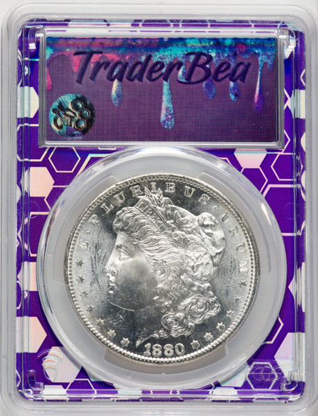 1880/79-S $1 Morgan Silver Dollar PCGS MS64 Overdate Key Variety Trader Bea