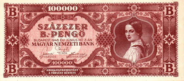 Hungary 1,000,000,000,000,000,000 Pengo 1946 P-134 UNC (1