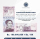 Venezuela 100 Digitale Soberano x 10 Pcs, 2021 Circulated/Used Banknotes 100 Million Bolivar