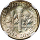 1948-D Silver Dime NGC MS68FT Full Bands Beautiful Rainbow Tone Fantastic Luster