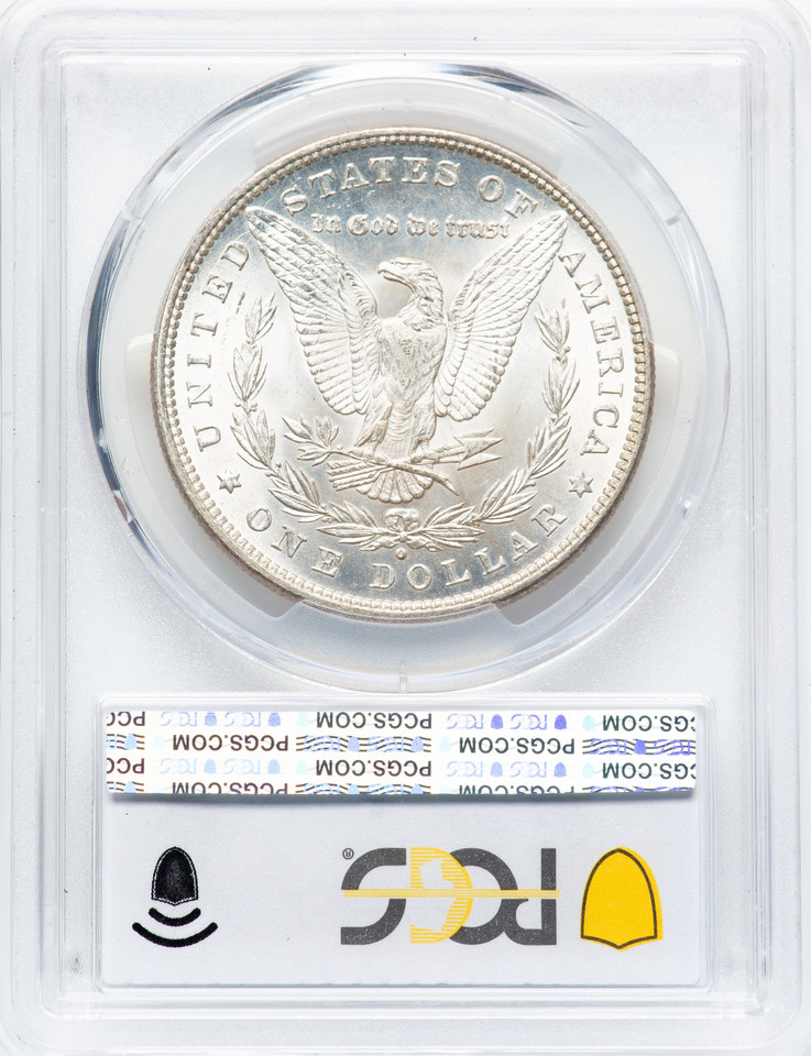 1880-O Morgan Silver Dollar PCGS MS64 Gold Shield Fantastic Luster Very Frosty