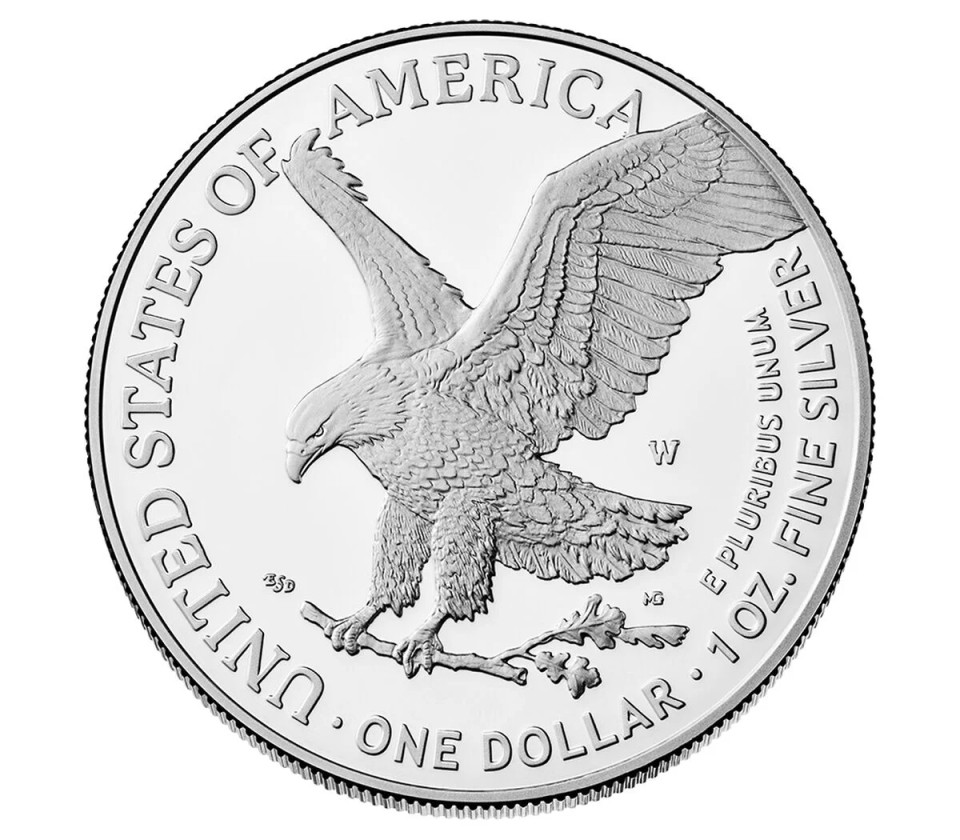 2025-W United States American Eagle One Ounce Silver Dollar Proof West Point Mint