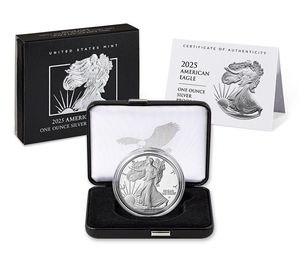 2025-W United States American Eagle One Ounce Silver Dollar Proof West Point Mint