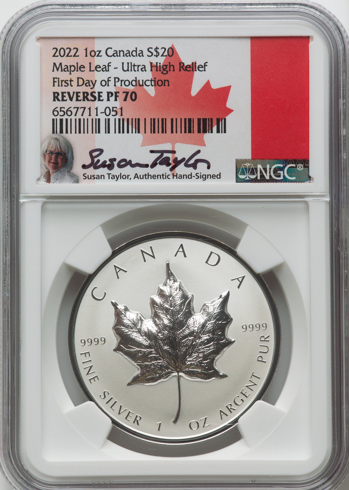 2019–2022 Canada Silver Maple Leaf 4pc Set $5/$20 PR70/MS70 FDOI FS UHR