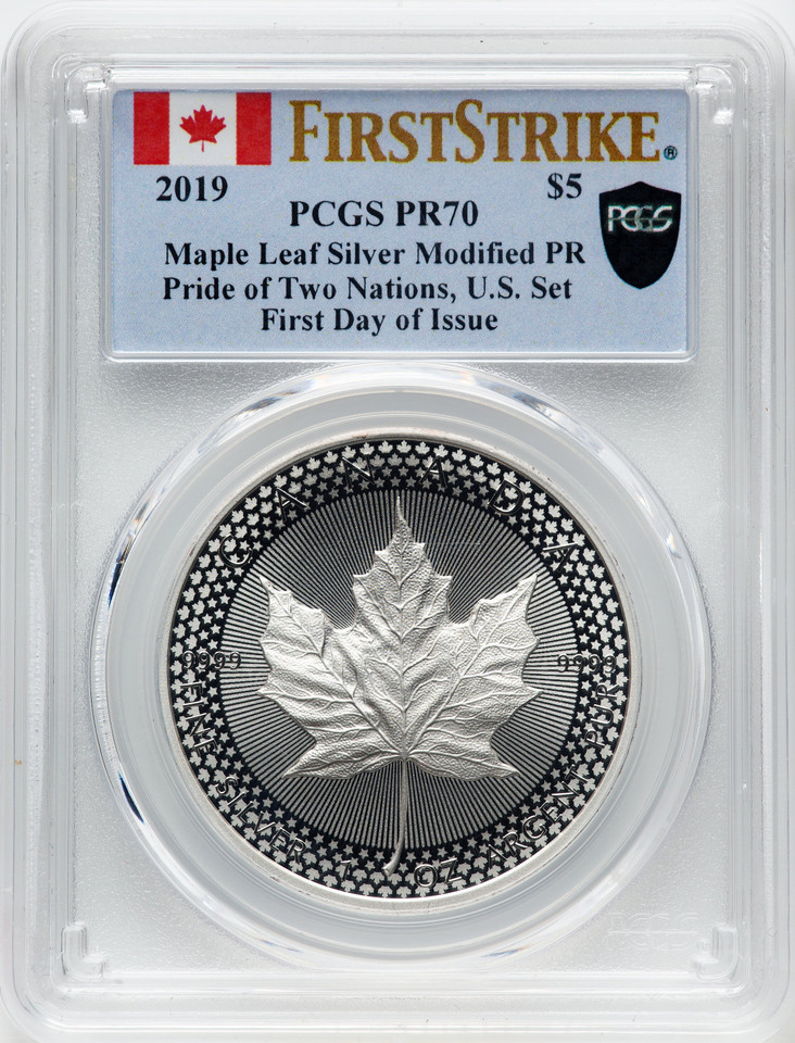 2019–2022 Canada Silver Maple Leaf 4pc Set $5/$20 PR70/MS70 FDOI FS UHR