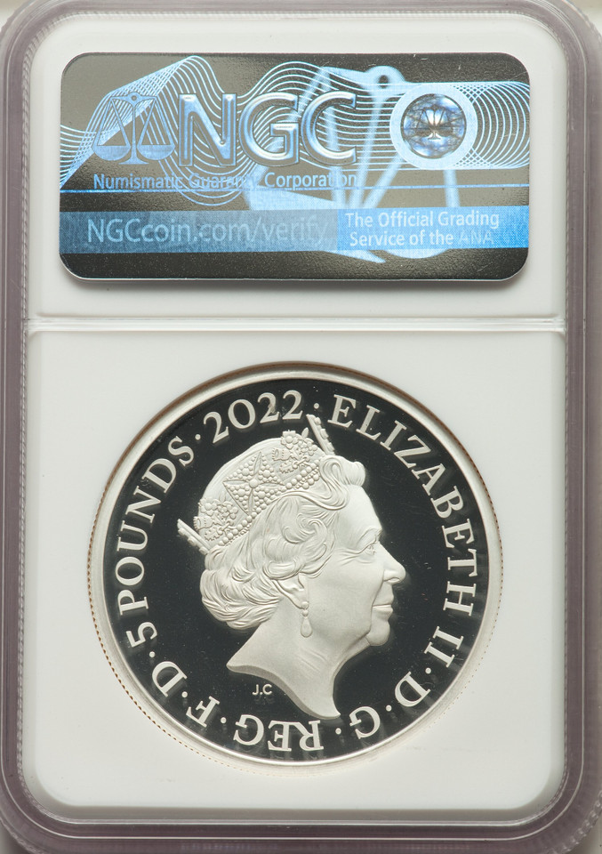 2022 2OZ Silver NGC PR70 Ultra Cameo, "King Henry VII", First Release 1/700