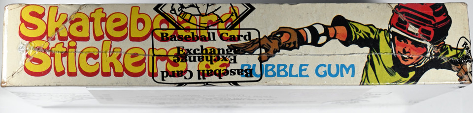 1976 Donruss Skateboard Stickers Unopened Bubble Gum Wax Box BCE Verified Seal