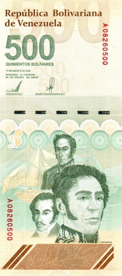 2023 Venezuela 500 Million Bolivar Digitale UNC — Clearance Sale
