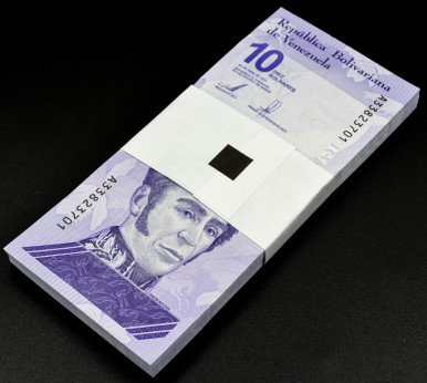 Venezuela 10 Bolivares Digitales 2021 (10 Million) New Unc. Pack of 100 Bolivar 1 Billion Bolivar Total Rare P-116 Banknotes