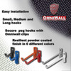 OmniWall Wire Hooks - 12 Pack Variety For OmniWall Garage Organization System For Storage