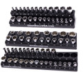 Magnetic Metric Socket Holder Organizer Set