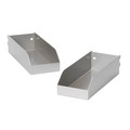 Large Metal Storage Bins (2-Pack)