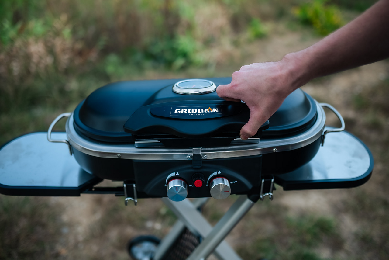 Portable Dual Burner Gas Grill