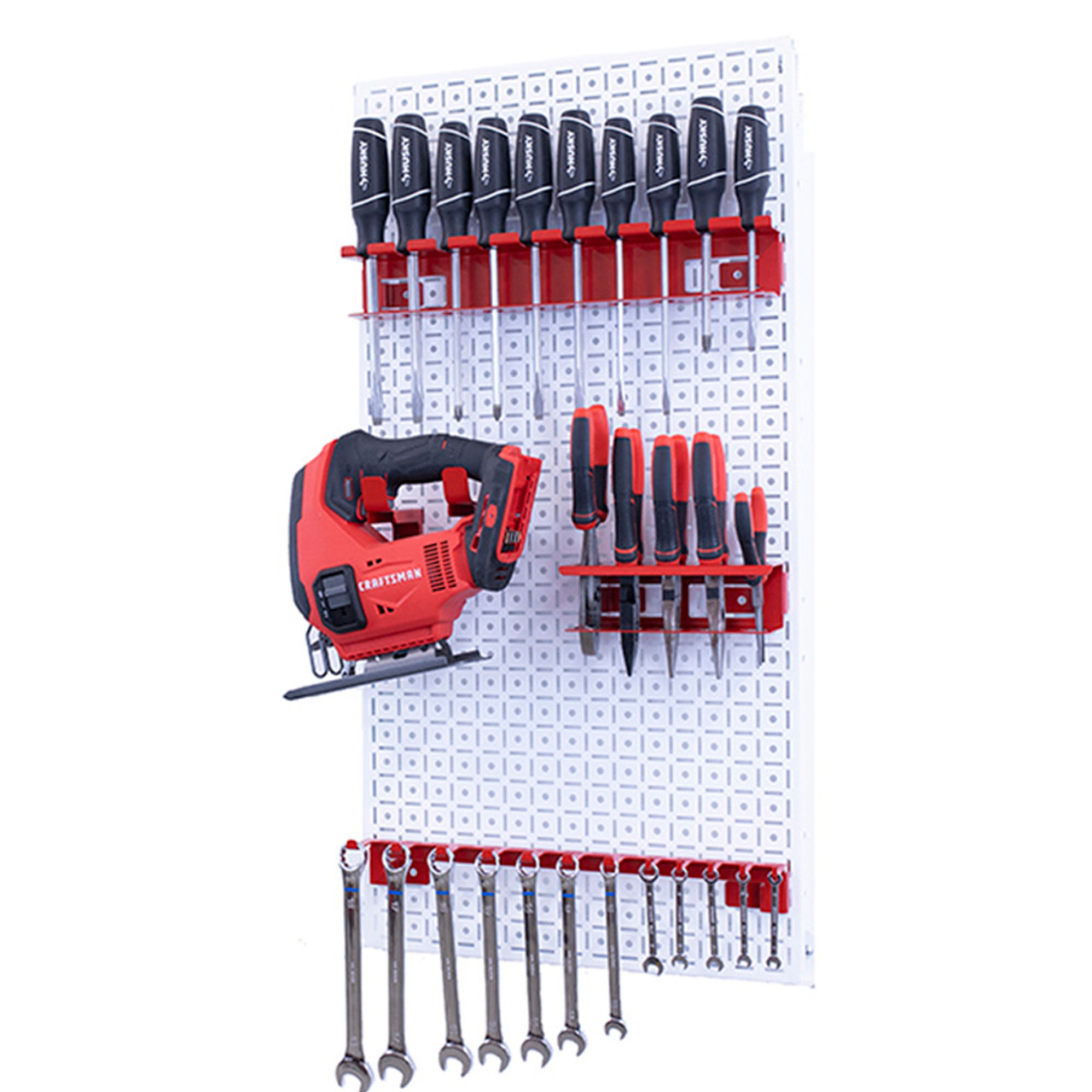 OmniWall Power Tool Kit- Panel Color: Red Accessory Color: Red