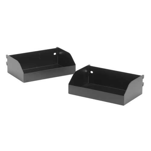Medium Metal Storage Bins (2-Pack)
