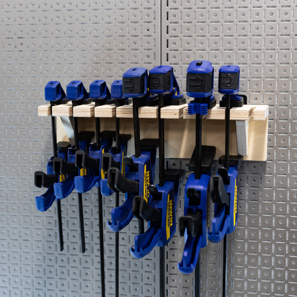 16" Wooden Clamp Rack