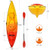 Single Sit-on-Top Kayak with Detachable Aluminum Paddle-Yellow B593-SP37770