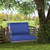 Single Person Hanging Seat with Seat and Back Cushions-Navy - Color: Navy D681-HW71333NY