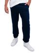 Men's Fleece Elastic Bottom Pocketed Pant (Navy)