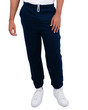 Men's Fleece Elastic Bottom Pocketed Pant (Navy)