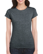 Gildan Women’s Softstyle® Cotton T-Shirt (Dark Heather)