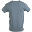 Men's Cotton Stretch V-Neck T-Shirt (White/Black Soot/Grey Flannel)