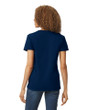  Women's V-Neck T-Shirt (Navy)