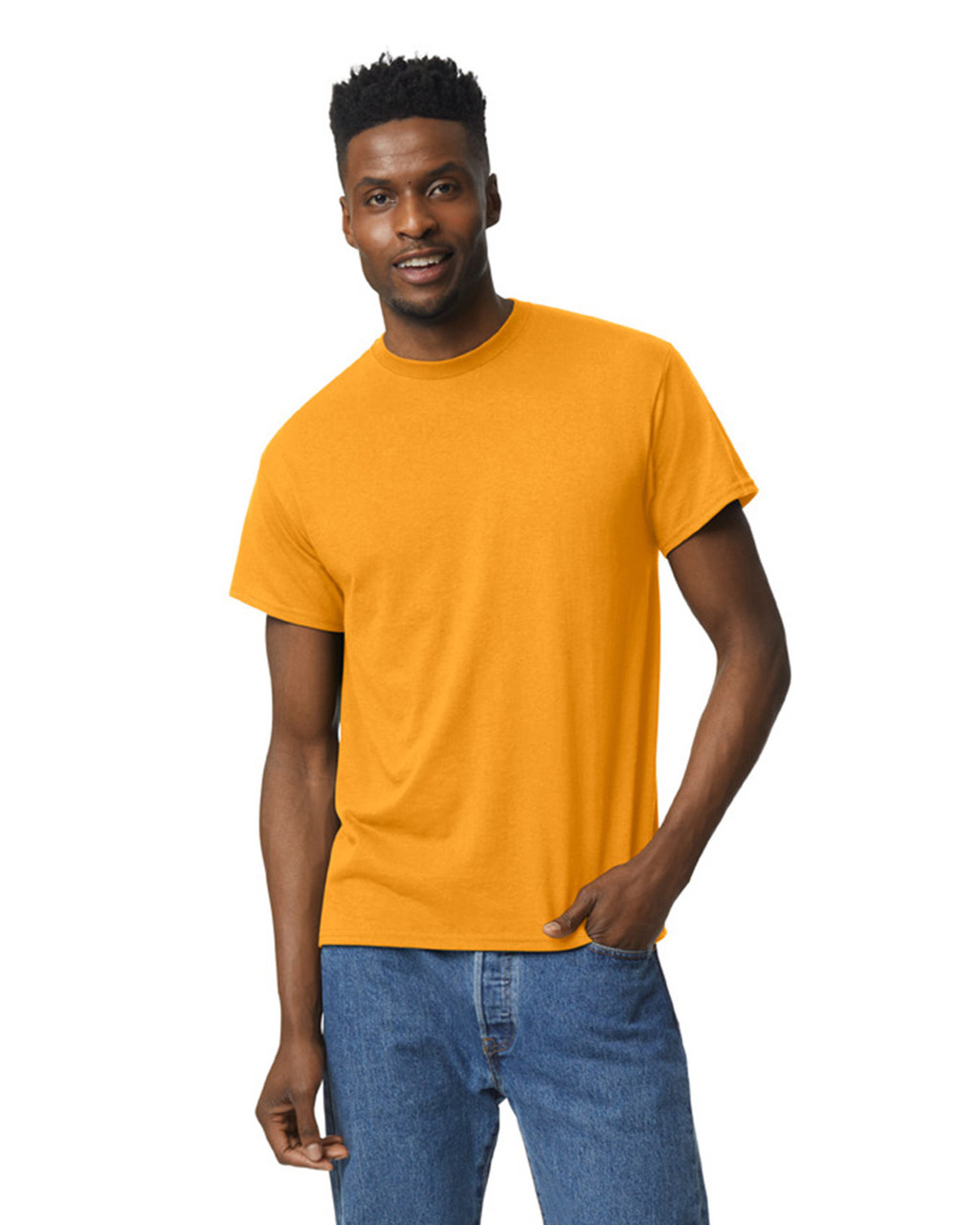 Gildan Men's T-Shirt - Orange - L