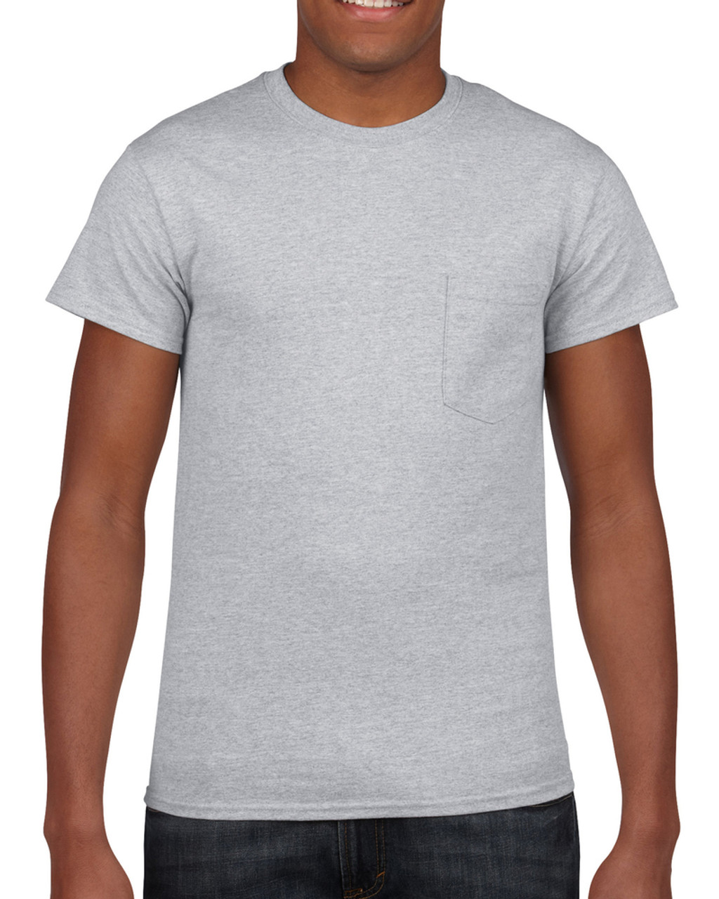 gray raglan shirt