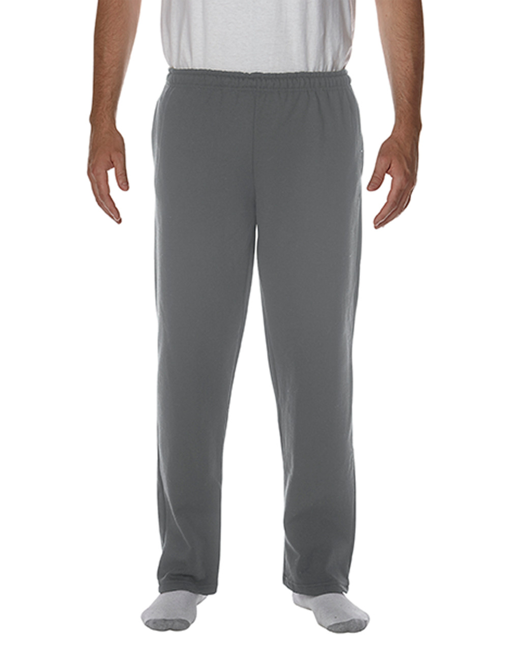 GILDAN - Heavy Blend Open Bottom Sweatpants - 18400 : : Clothing,  Shoes & Accessories