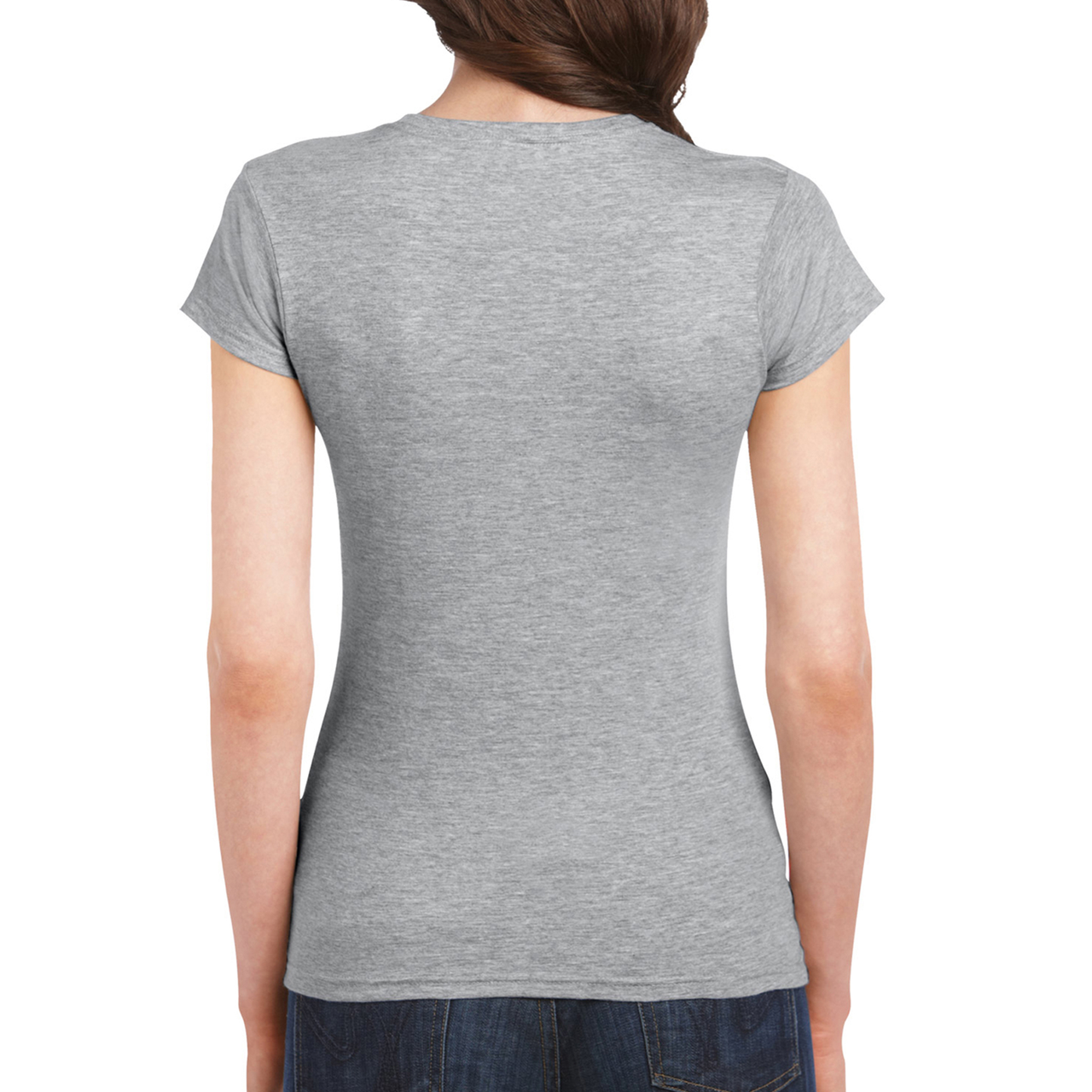 Download Women's Fitted Cotton T-Shirt - Gildan