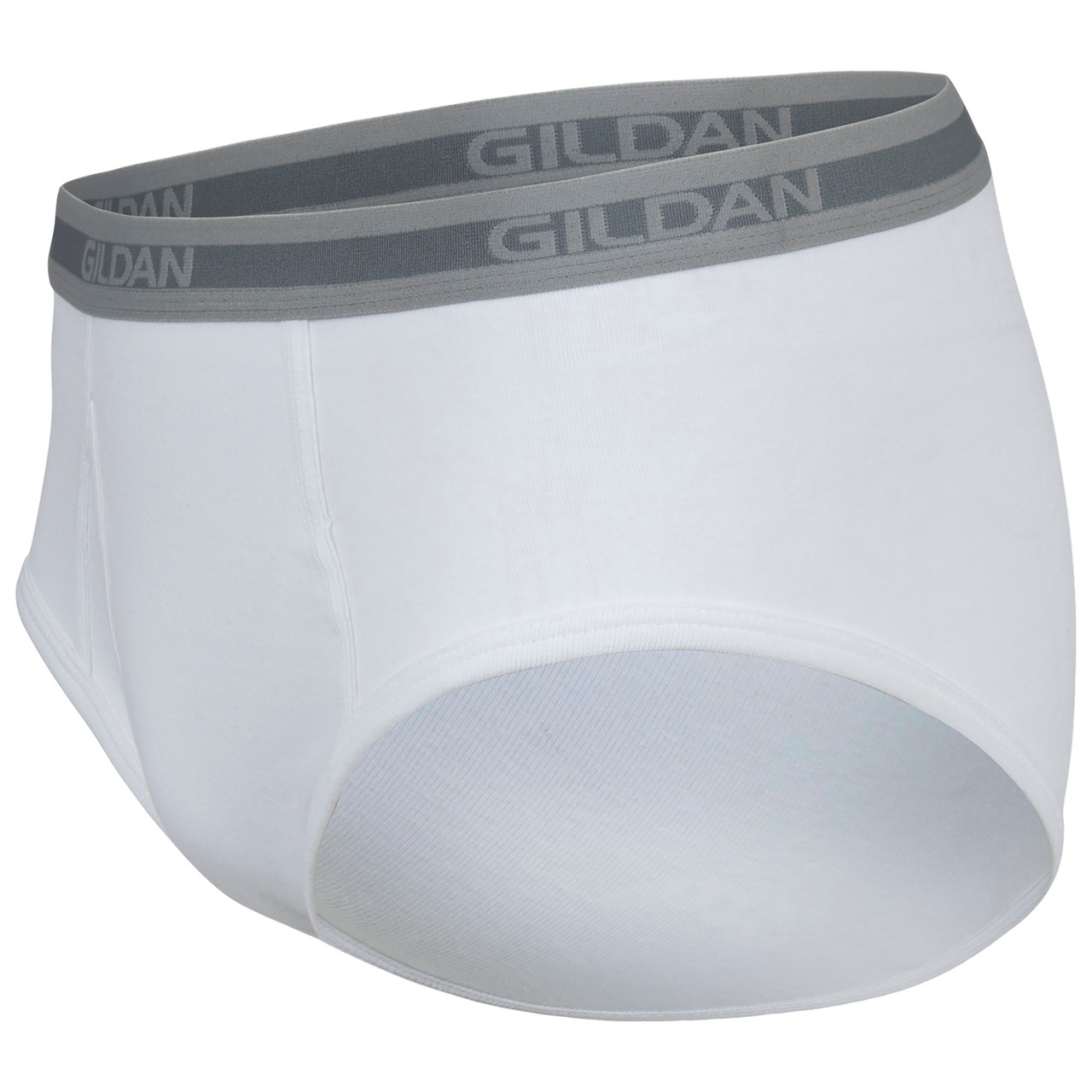 Gildan Men's Premium Soft Cotton 2 Pack White Briefs Size 2XL (44