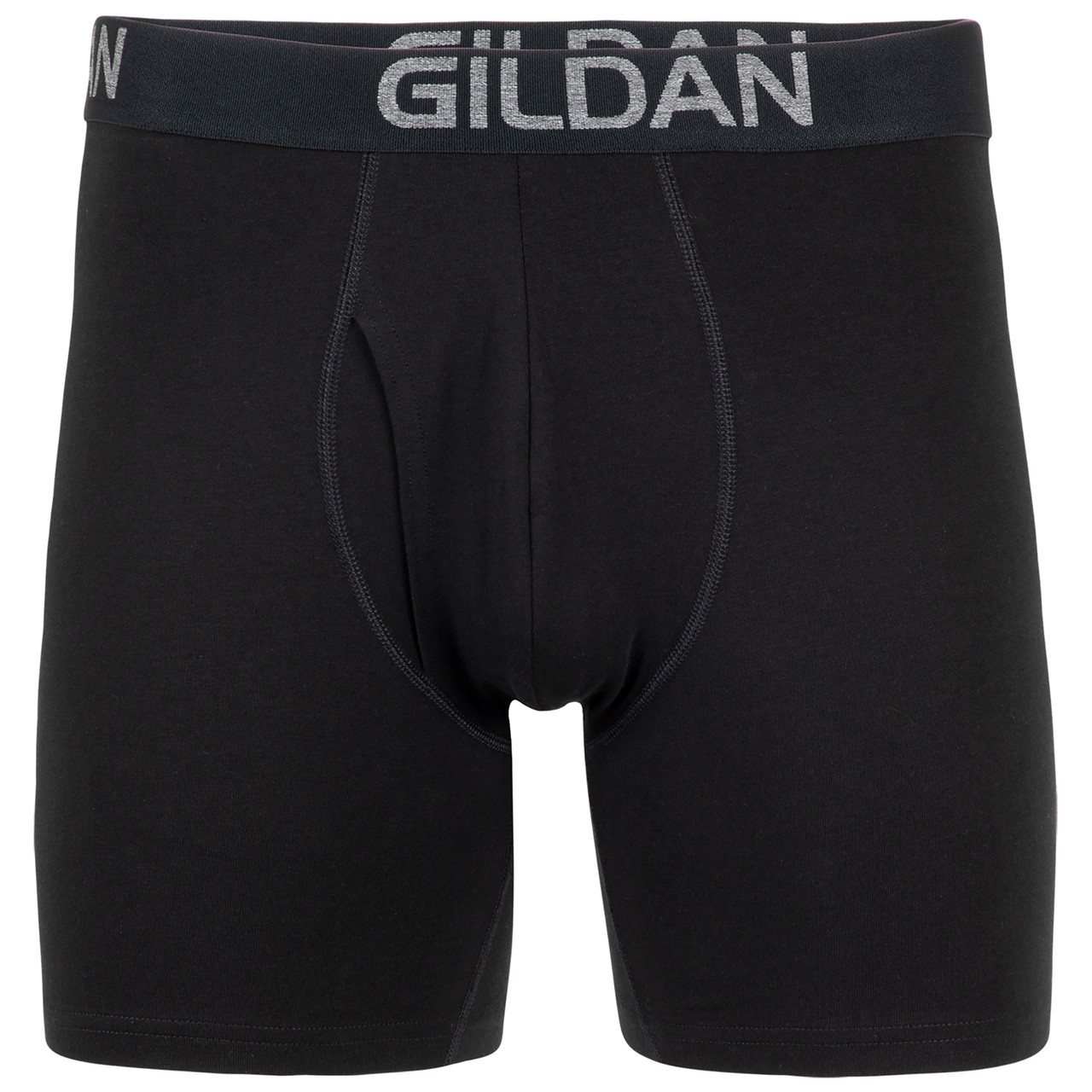 Gildan Mens Cotton Stretch Regular Leg Boxer Brief