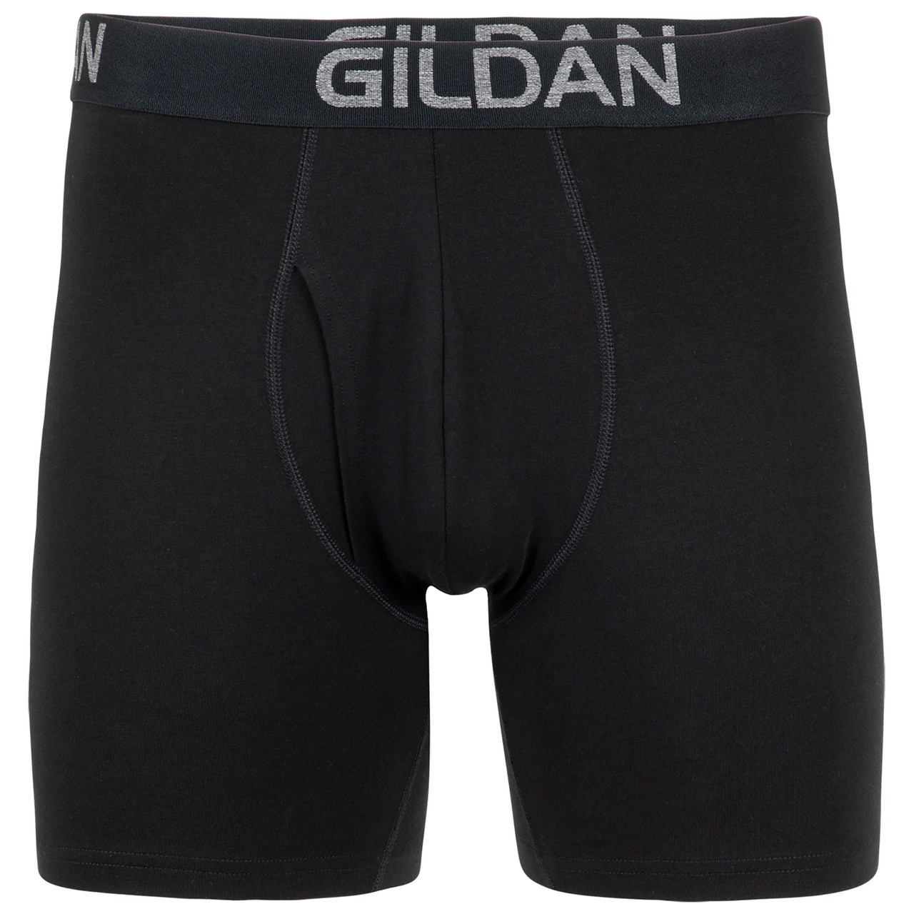 Gildan Men's Regular Leg Boxer Briefs, Multipack, Navy/Heather Navy/Sport  Grey Heather/Dot (5-Pack), Small 