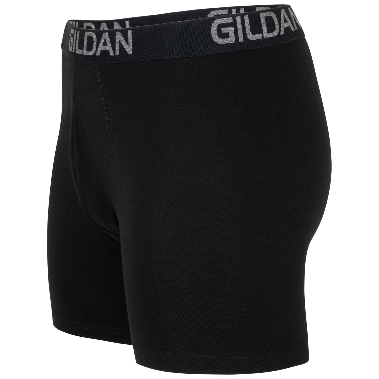 Gildan Mens Cotton Stretch Regular Leg Boxer Brief