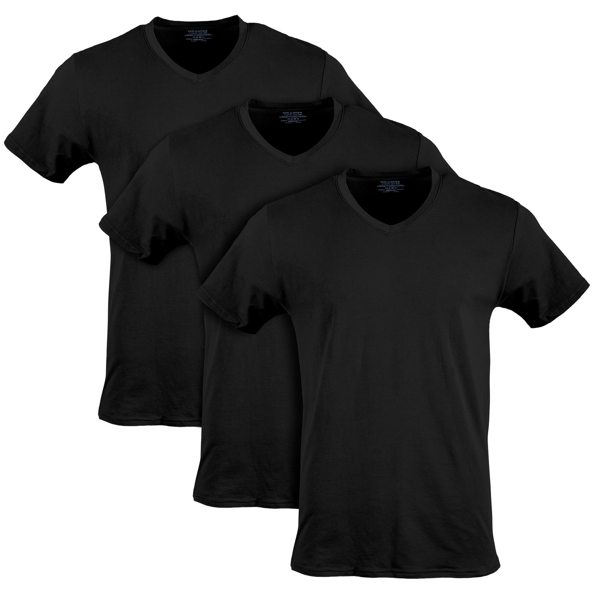 G9503A Men's Cotton Stretch VNeck TShirt Gildan Retail