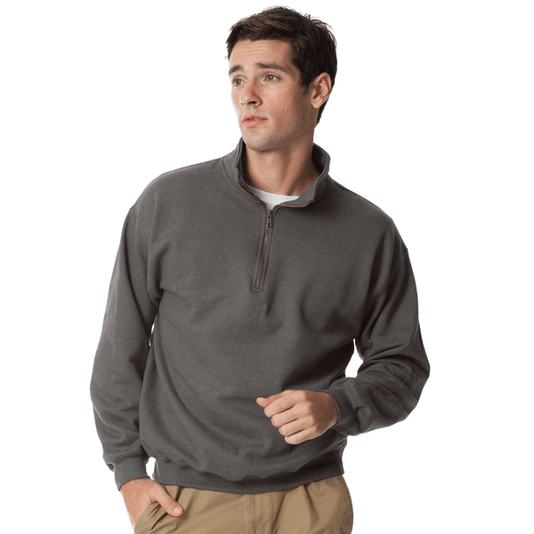 G18800 Heavy Blend™ Adult QuarterZip Cadet Collar Sweatshirt