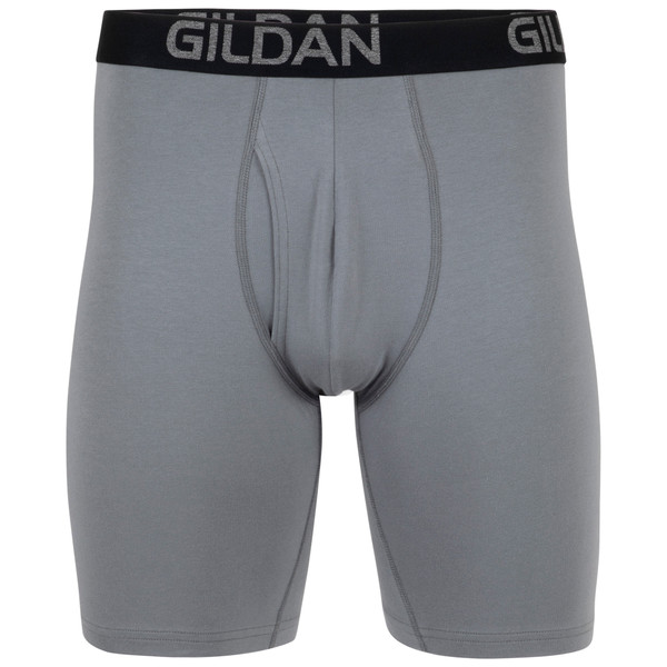 G9592PL Men's Cotton Stretch Long Leg Boxer Brief Gildan Retail
