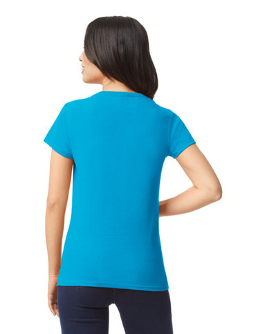 Gildan G5000L Confezione Da 2 T-shirt Donna In Cotone Pesante - Oro/Azalea, Taglia L - Morbide E Resistenti