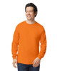Gildan Men's Ultra Cotton Long Sleeve T-Shirt - Red, Large, 6.1 Oz 100% Cotton (G2400) - View #7