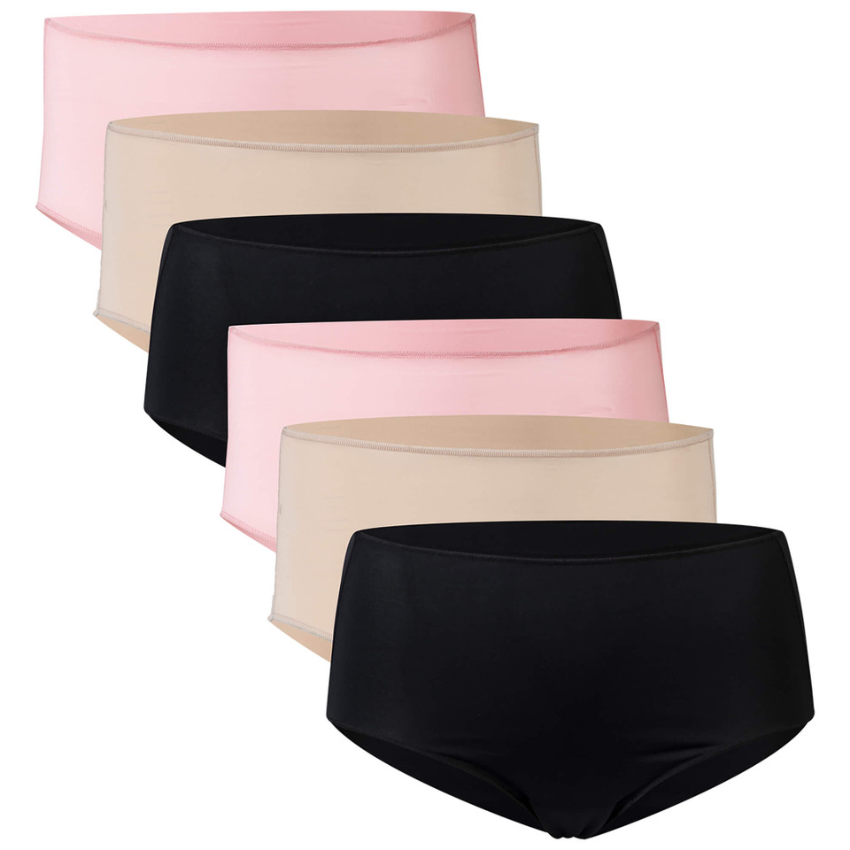 Women's Plus Size Microfiber Brief Panties Gildan