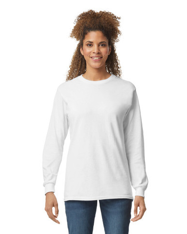 Adult Long Sleeve T-Shirt (White)