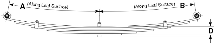 1955 - 1957 Chevy Belair leaf springs