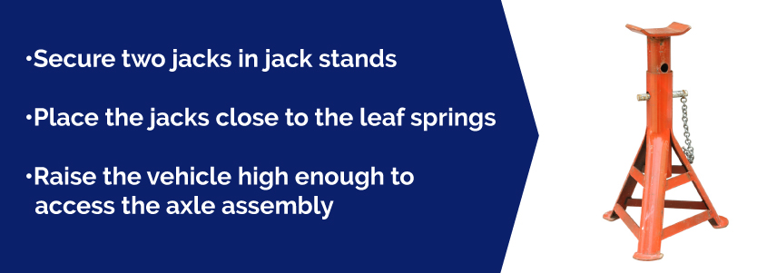 jack stand for leaf springs